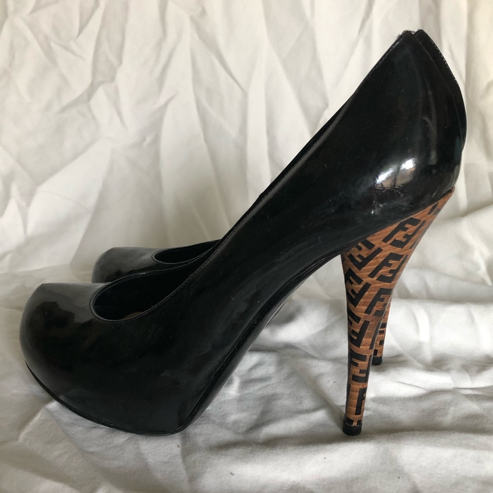 Fendi black heels